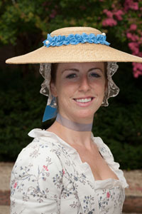 Colonial Williamsburg interpreter Katharine McEnry